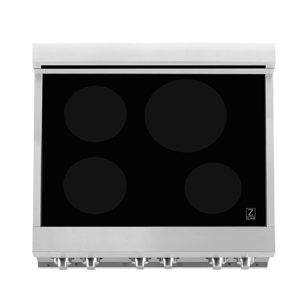 30" 4.0 cu. ft. Induction Range with a 4 Element Stove and Electric Oven RAINDBLM30, product image 3 of 8