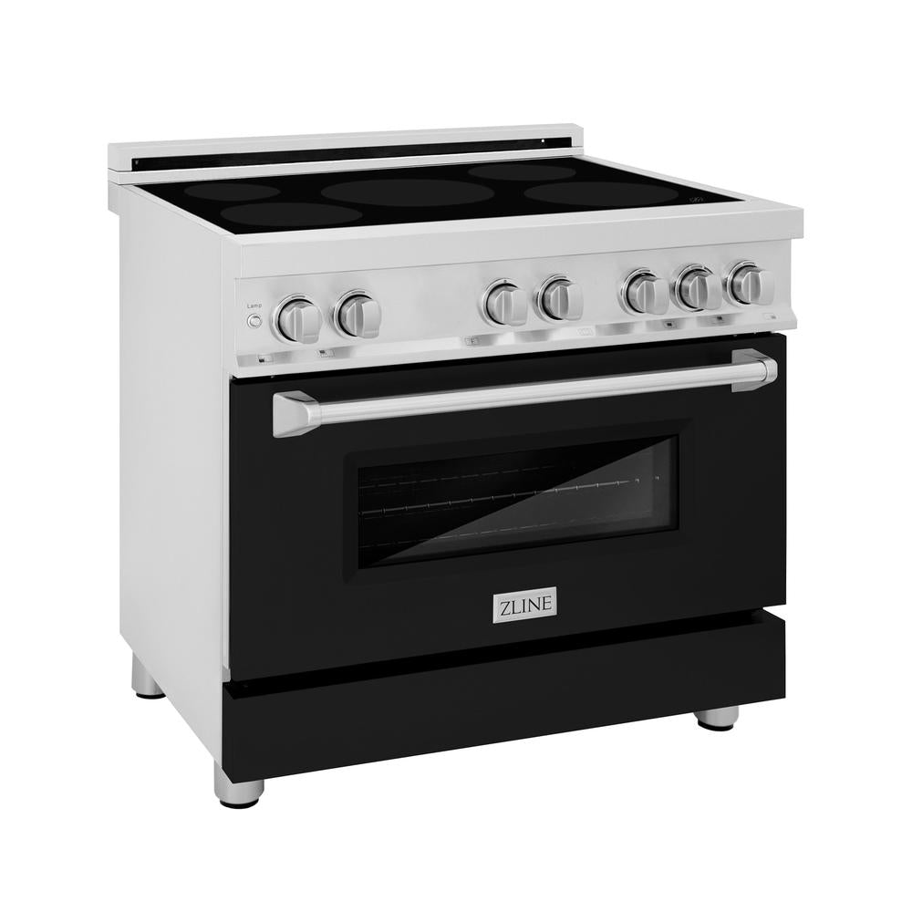 36" 4.6 cu. ft. Induction Range with a 4 Element Stove and Electric Oven RAINDBLM36