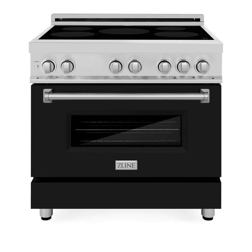 36" 4.6 cu. ft. Induction Range with a 4 Element Stove and Electric Oven RAINDBLM36, product image 3 of 11