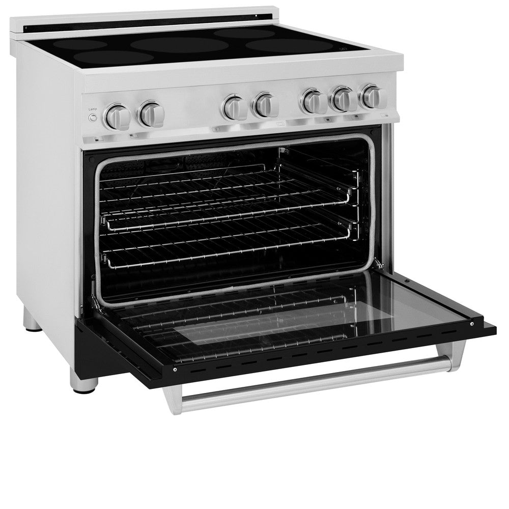 36" 4.6 cu. ft. Induction Range with a 4 Element Stove and Electric Oven RAINDBLM36, product image 6 of 11