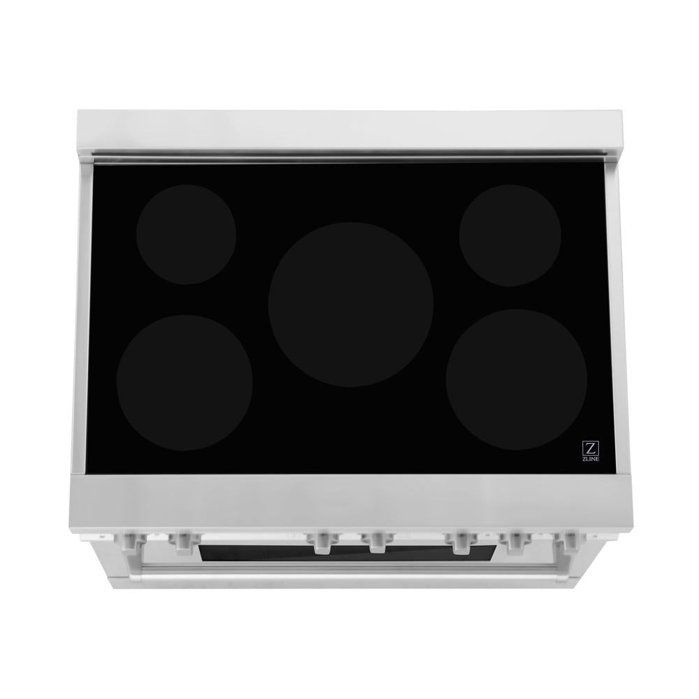 36" 4.6 cu. ft. Induction Range with a 4 Element Stove and Electric Oven RAINDBLM36, product image 7 of 11