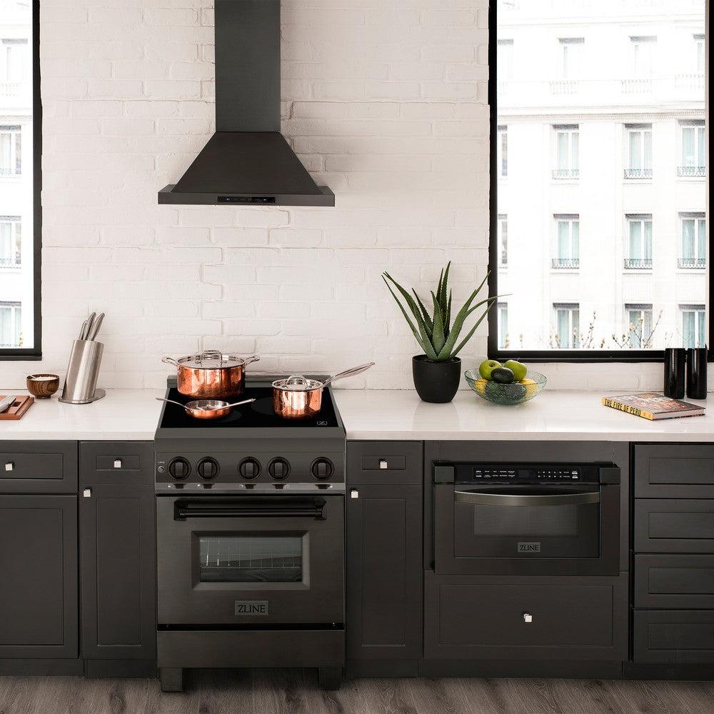 24" 2.8 cu. ft. Induction Range with a 3 Element Stove and Electric Oven RAINDBS24, product image 2 of 11