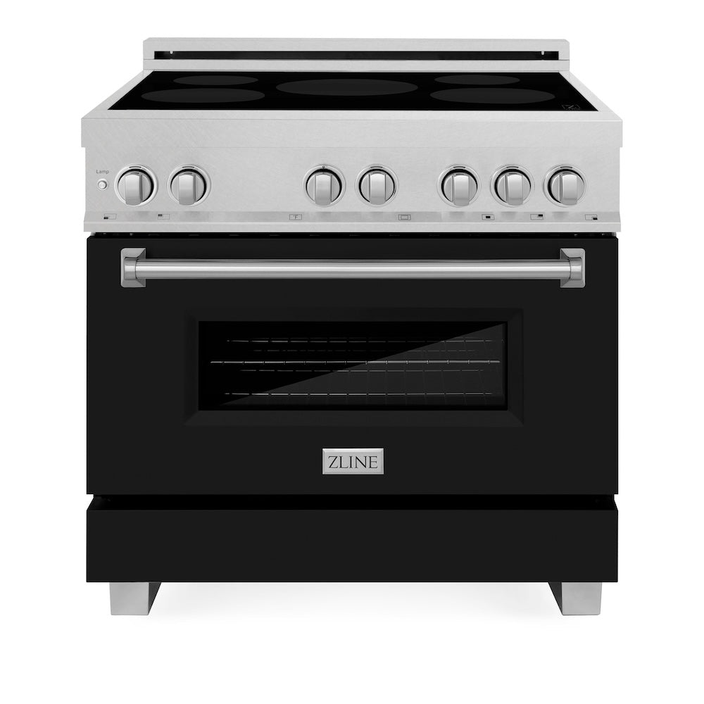36" 4.6 cu. ft. Induction Range with a 4 Element Stove and Electric Oven RAINDSBLM36, product image 3 of 11