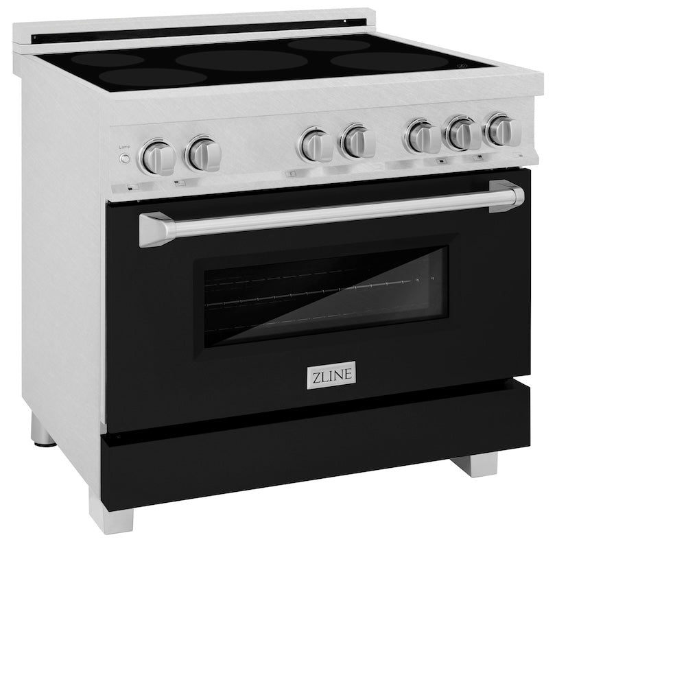 36" 4.6 cu. ft. Induction Range with a 4 Element Stove and Electric Oven RAINDSBLM36, product image 5 of 11