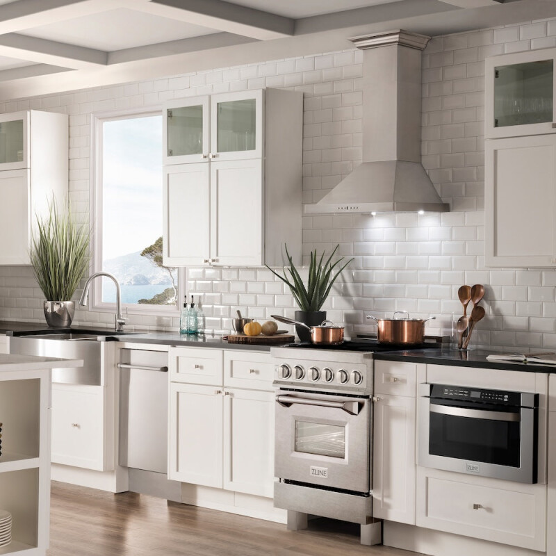 ZLINE 24 in. 2.8 cu. ft. Legacy Induction Range with 4 Element Cooktop and Electric Oven in Satin Stainless Steel (RAINDS-SN-24) RAINDSSN24, product image 2 of 12