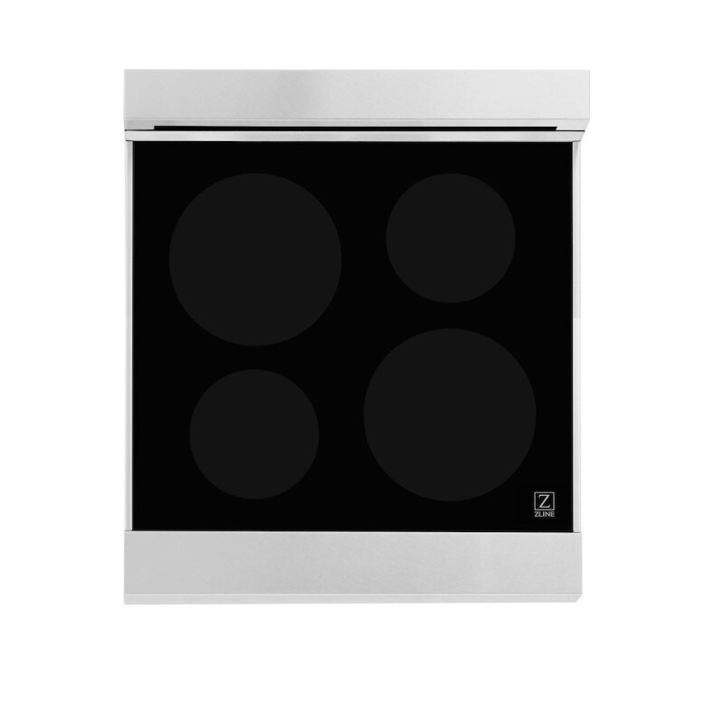 ZLINE 24 in. 2.8 cu. ft. Legacy Induction Range with 4 Element Cooktop and Electric Oven in Satin Stainless Steel (RAINDS-SN-24) RAINDSSN24, product image 11 of 12