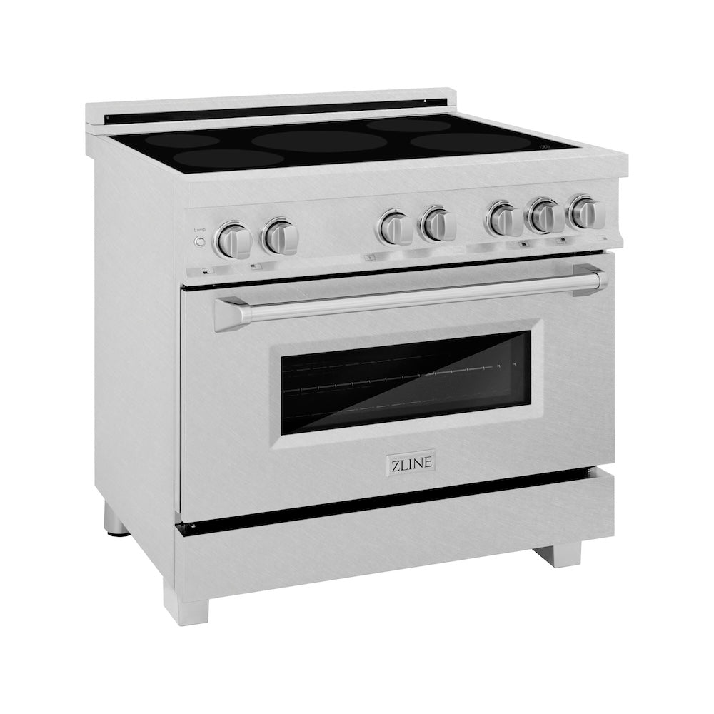 36" 4.6 cu. ft. Induction Range with a 4 Element Stove and Electric Oven RAINDSSN36