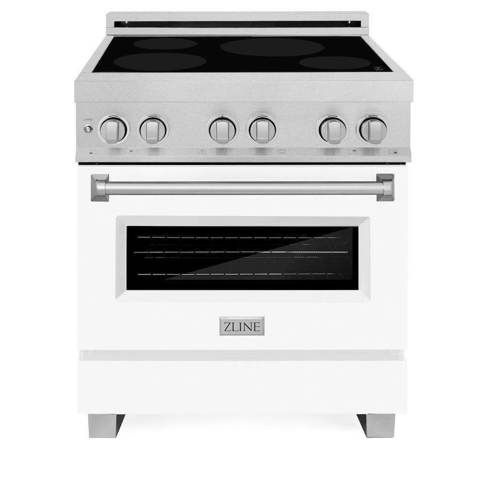 30" 4.0 cu. ft. Induction Range with a 4 Element Stove and Electric Oven RAINDSWM30