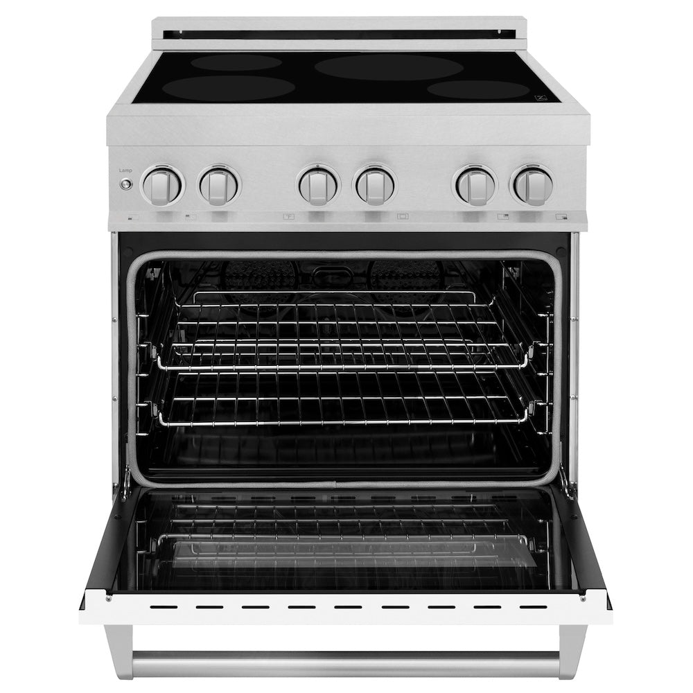 30" 4.0 cu. ft. Induction Range with a 4 Element Stove and Electric Oven RAINDSWM30