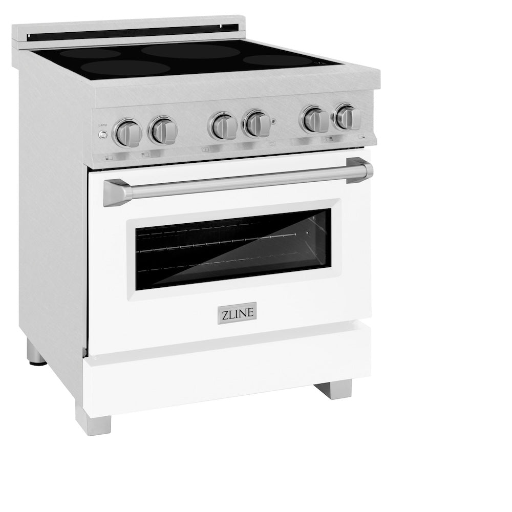 30" 4.0 cu. ft. Induction Range with a 4 Element Stove and Electric Oven RAINDSWM30