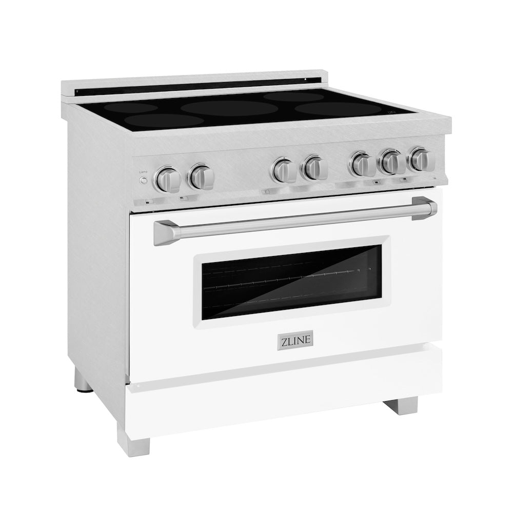 36" 4.6 cu. ft. Induction Range with a 4 Element Stove and Electric Oven RAINDSWM36