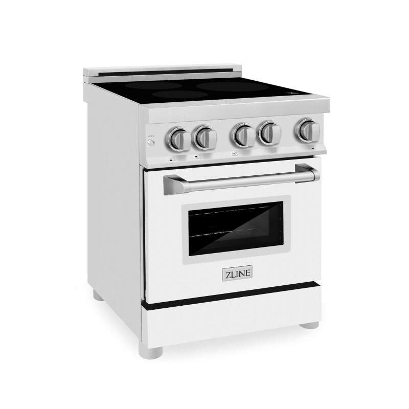 24" 2.8 cu. ft. Induction Range with a 3 Element Stove and Electric Oven RAINDWM24