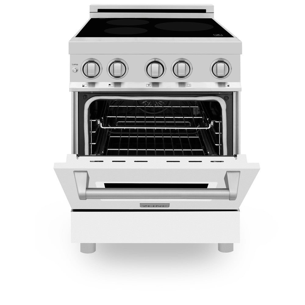 24" 2.8 cu. ft. Induction Range with a 3 Element Stove and Electric Oven RAINDWM24, product image 5 of 18