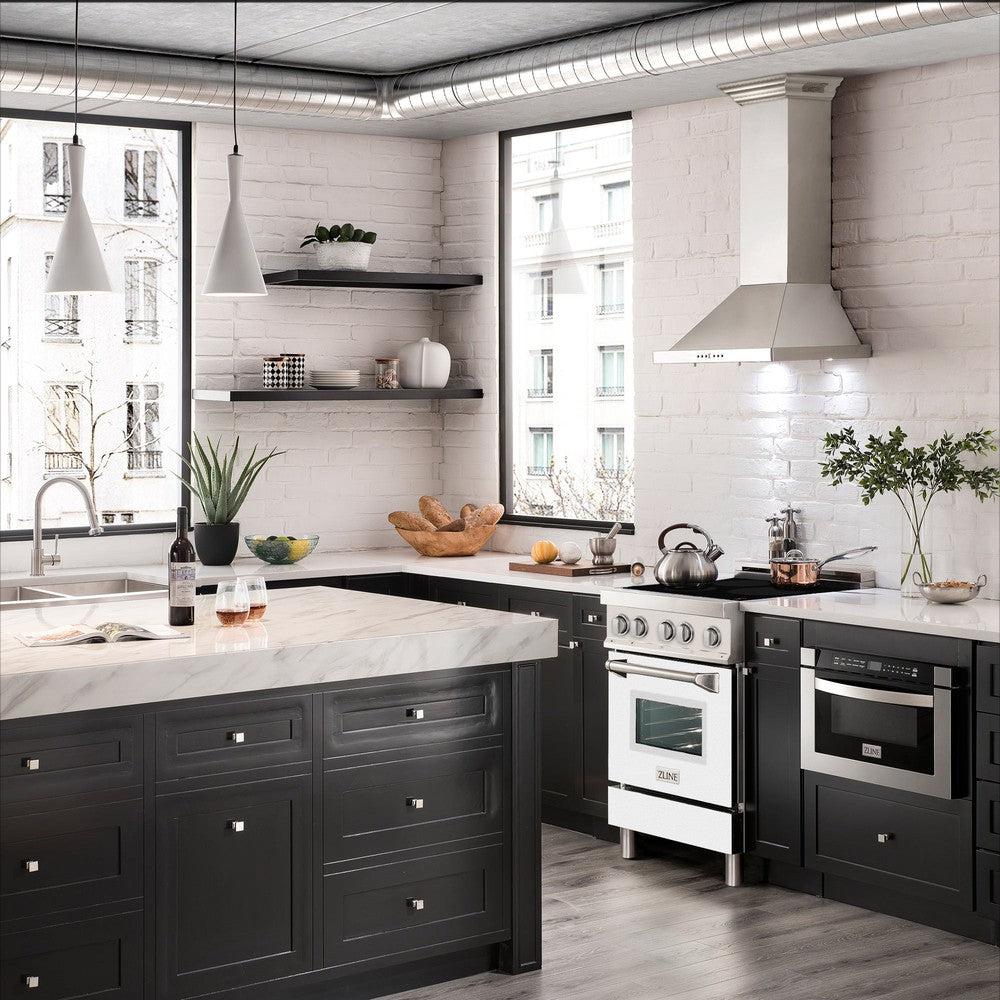 24" 2.8 cu. ft. Induction Range with a 3 Element Stove and Electric Oven RAINDWM24, product image 16 of 18