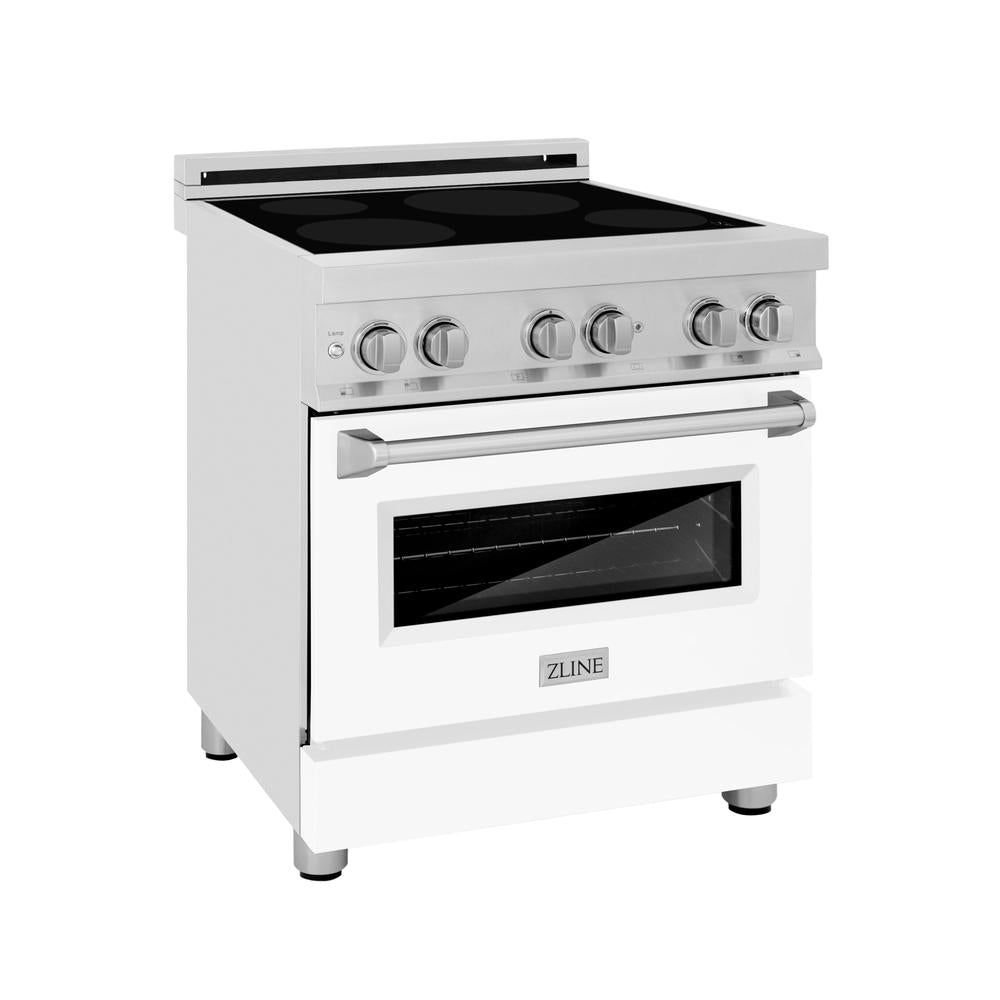 30" 4.0 cu. ft. Induction Range with a 4 Element Stove and Electric Oven RAINDWM30