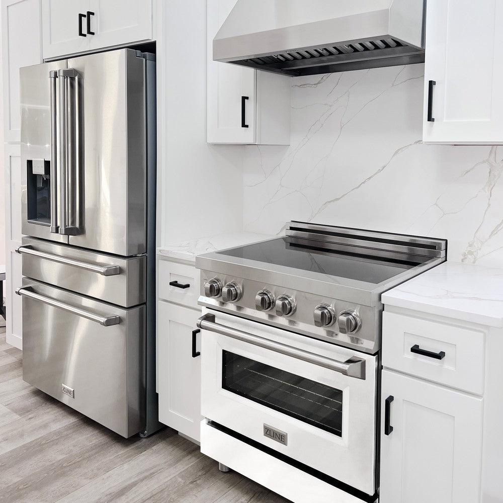 30" 4.0 cu. ft. Induction Range with a 4 Element Stove and Electric Oven RAINDWM30, product image 2 of 11