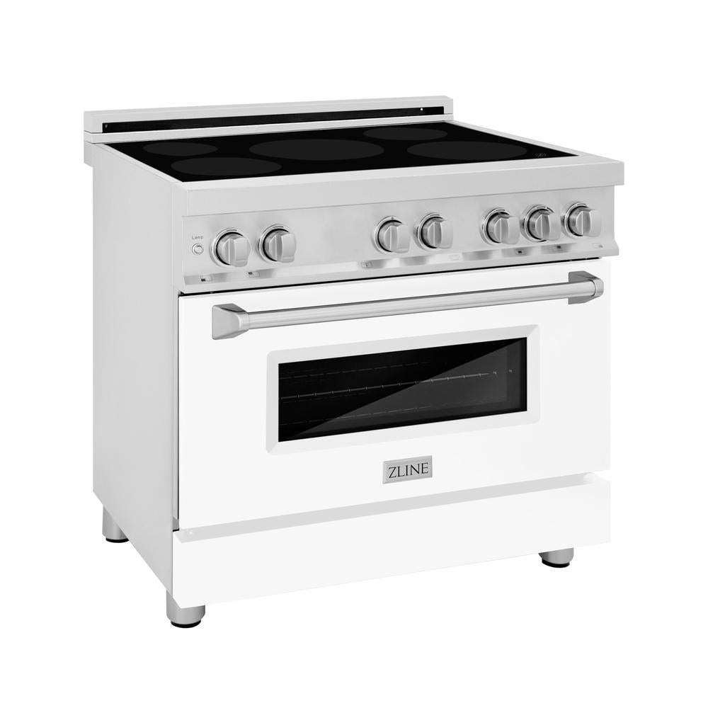 36" 4.6 cu. ft. Induction Range with a 4 Element Stove and Electric Oven RAINDWM36