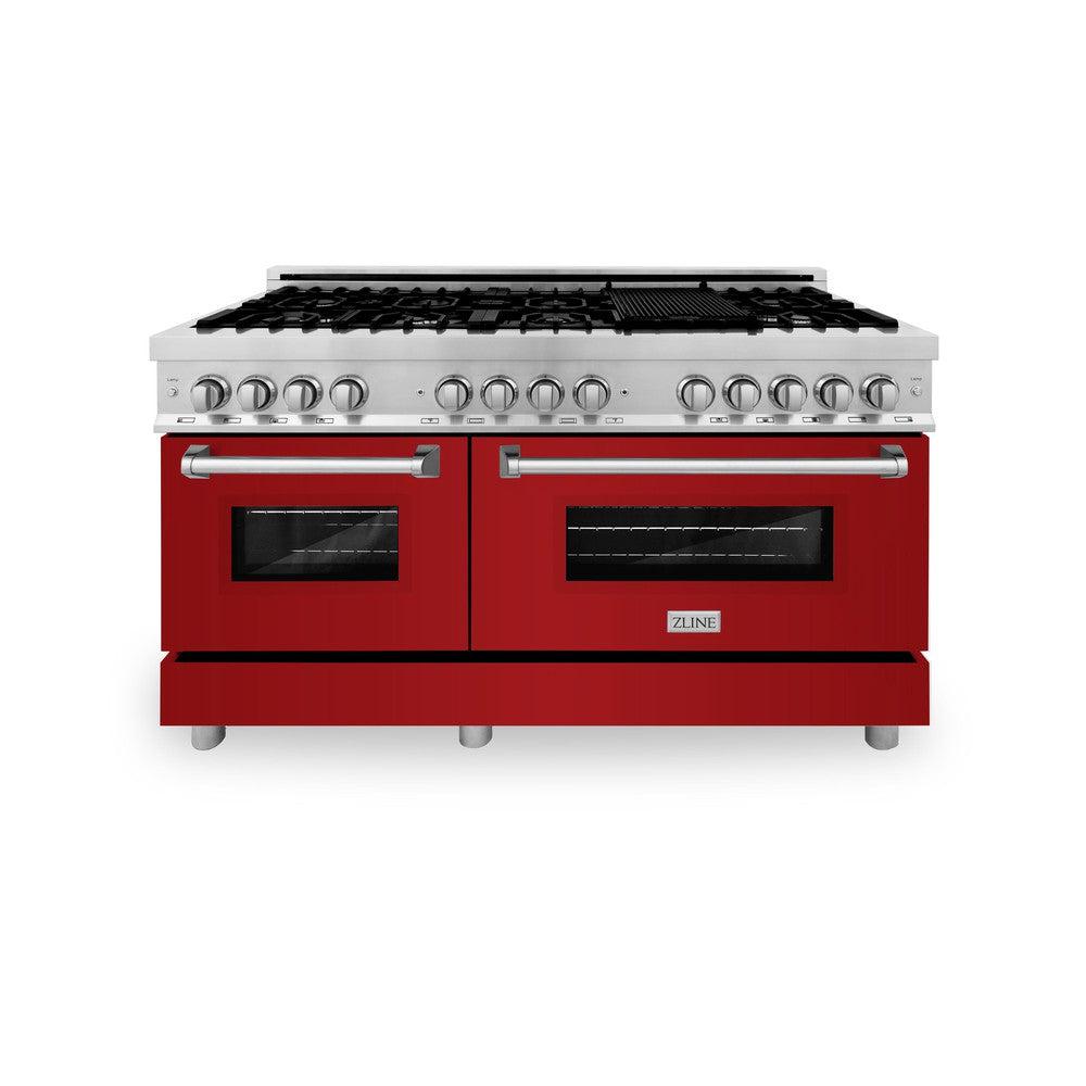 60" 7.4 cu. ft. Dual Fuel Range with Gas Stove and Electric Oven with color options (RA60) RARG60