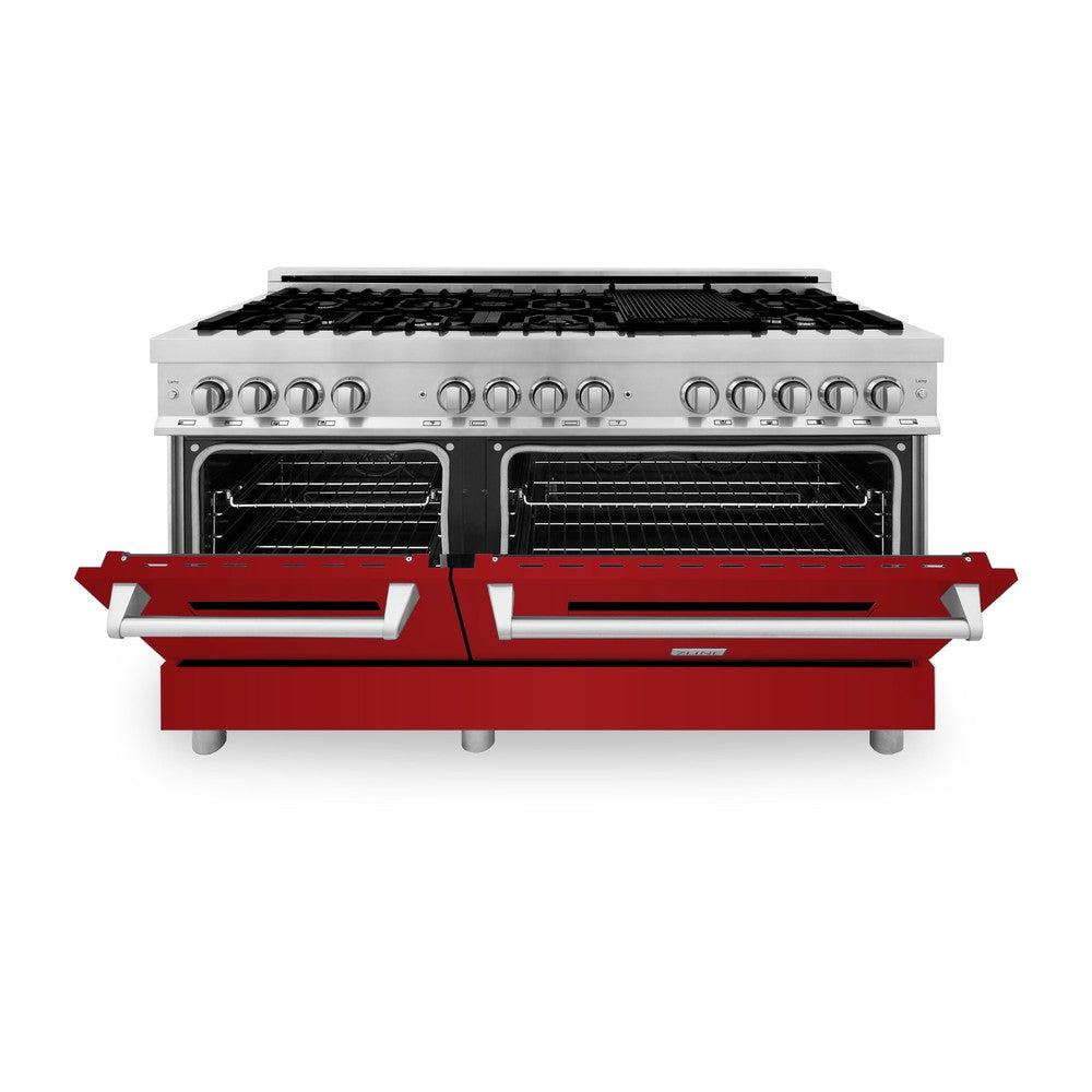 60" 7.4 cu. ft. Dual Fuel Range with Gas Stove and Electric Oven with color options (RA60) RARG60