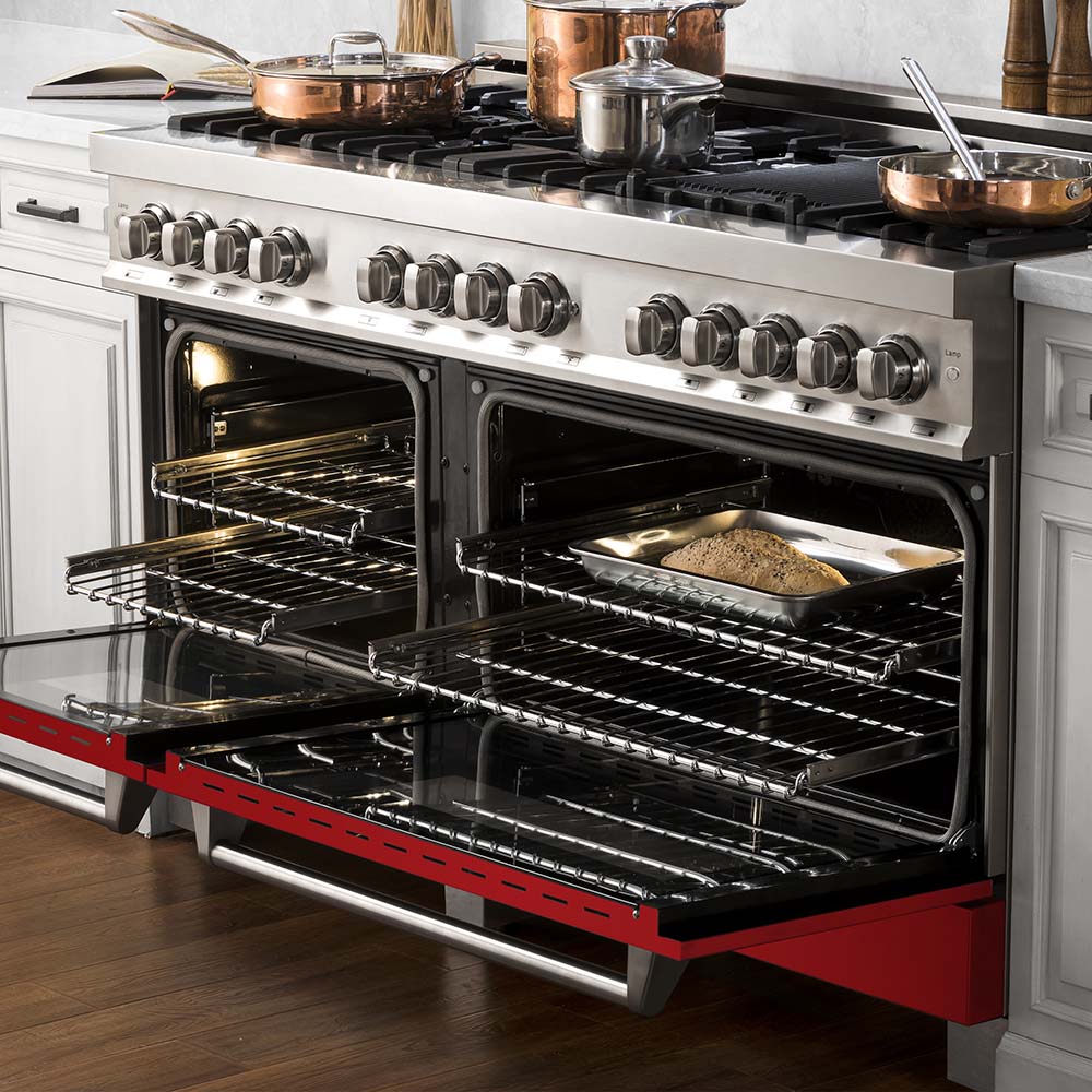 60" 7.4 cu. ft. Dual Fuel Range with Gas Stove and Electric Oven with color options (RA60) RARG60