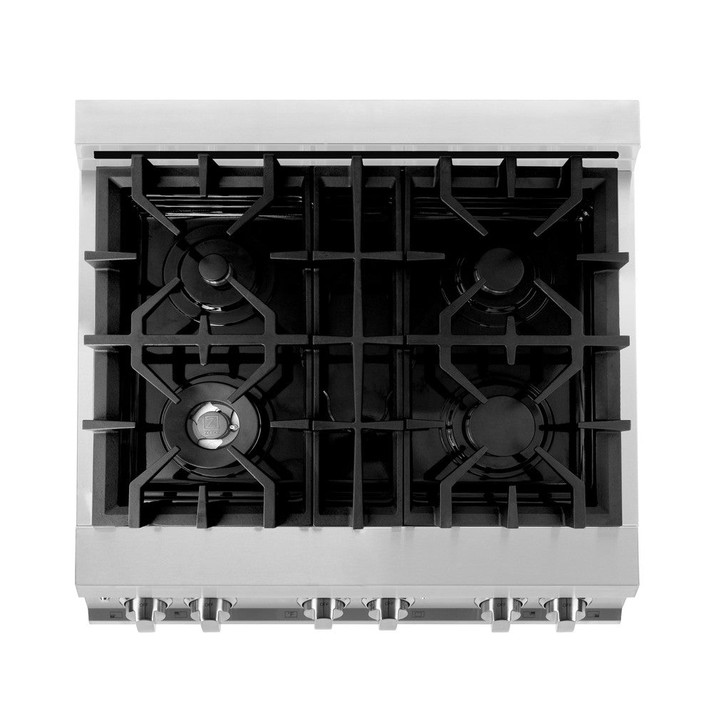 30" 4.0 cu. ft. Dual Fuel Range with Gas Stove and Electric Oven with Color Door Options (RA30) RARM30