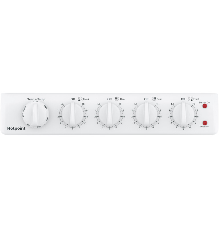 Hotpoint® ENERGY STAR® 20" Electric Free-Standing Front-Control Electric Range view 4