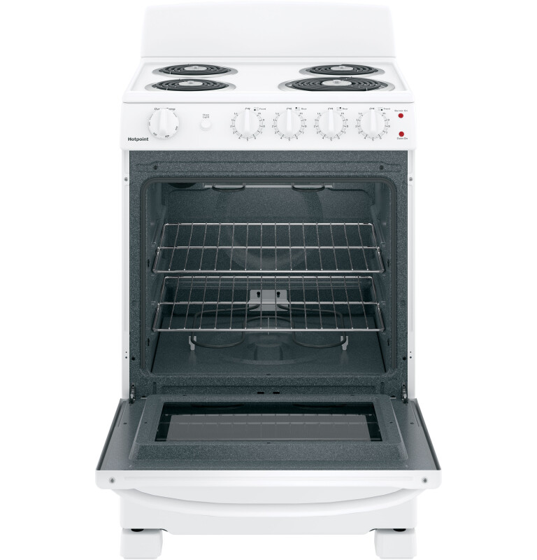 Hotpoint® ENERGY STAR® 24" Electric Free-Standing Front-Control Range view 4