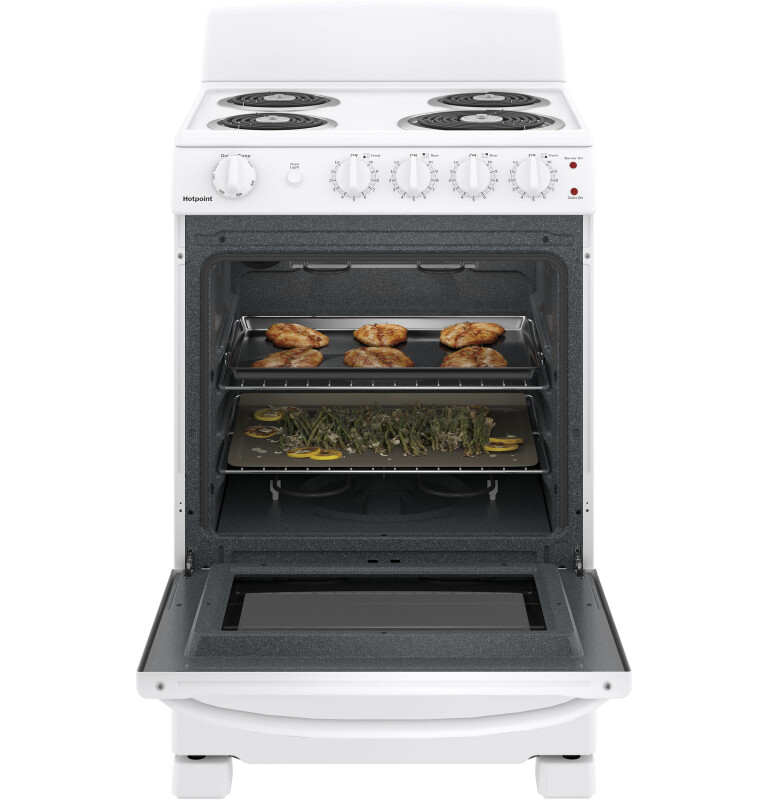 Hotpoint® ENERGY STAR® 24" Electric Free-Standing Front-Control Range view 5