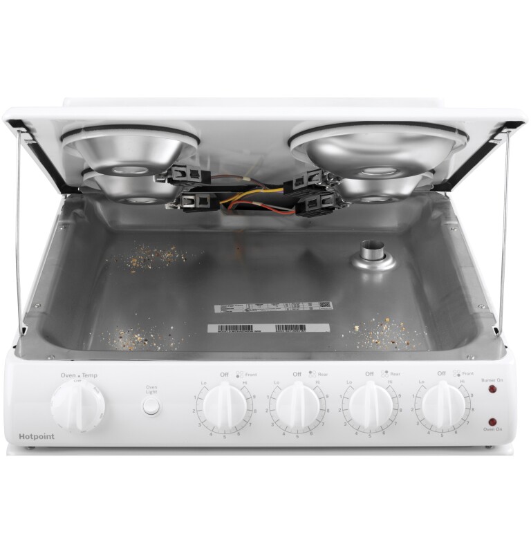 Hotpoint® ENERGY STAR® 24" Electric Free-Standing Front-Control Range view 8