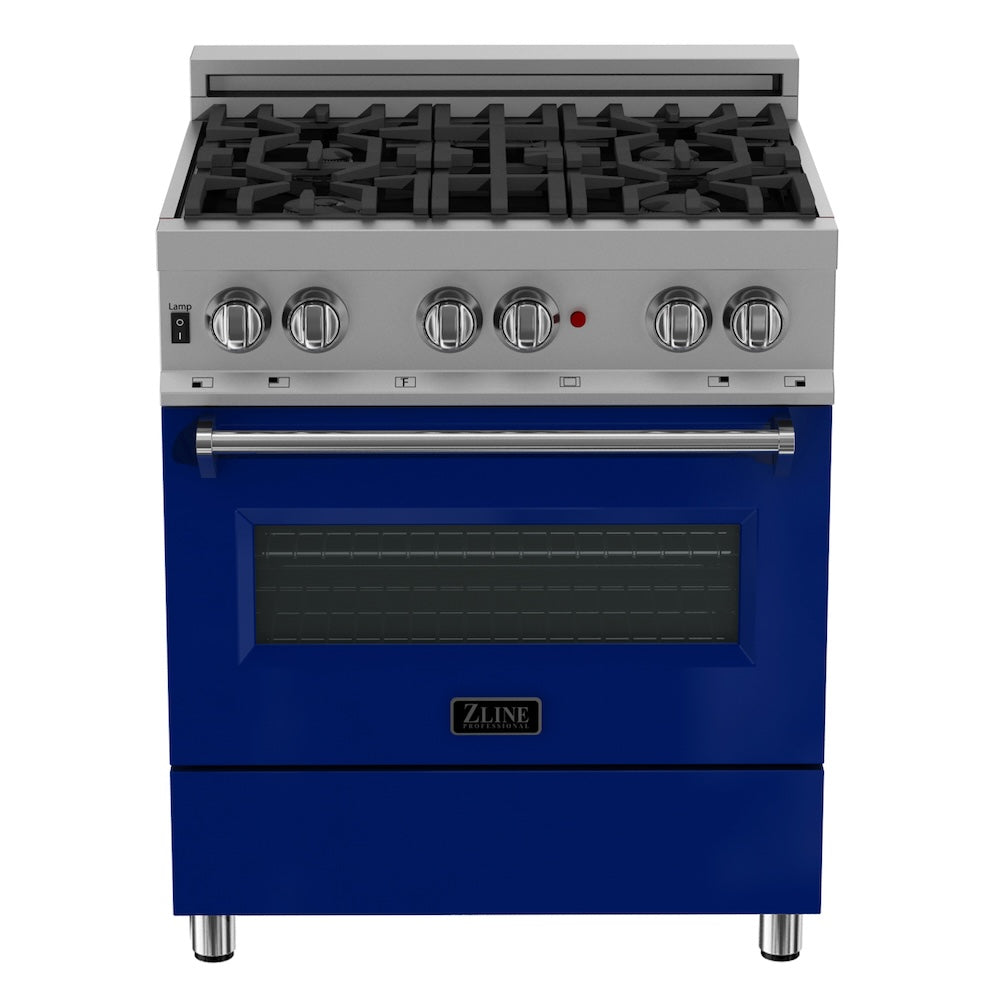 30" 4.0 cu. ft. Dual Fuel Range with Gas Stove and Electric Oven and Door (RAS-30) RASBG30