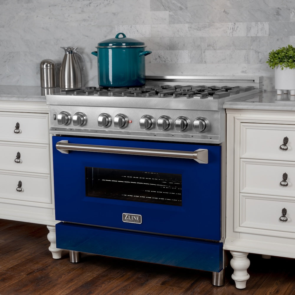 30" 4.0 cu. ft. Dual Fuel Range with Gas Stove and Electric Oven and Door (RAS-30) RASBG30