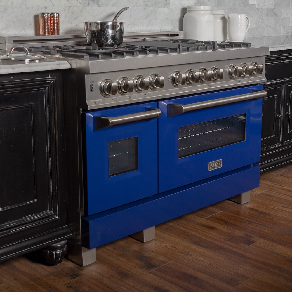 48" 6.0 cu. ft. Dual Fuel Range with Gas Stove and Electric Oven (RAS-48) RASBG48