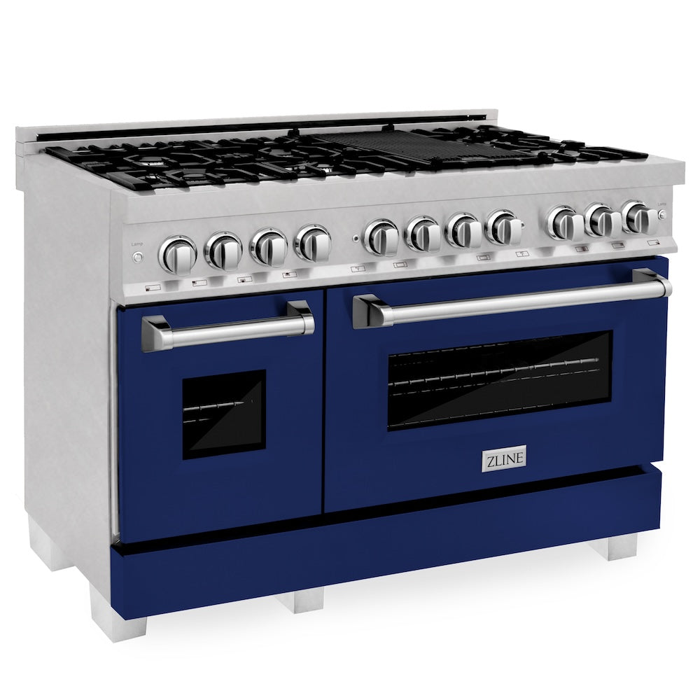 48" 6.0 cu. ft. Dual Fuel Range with Gas Stove and Electric Oven (RAS-48) RASBG48