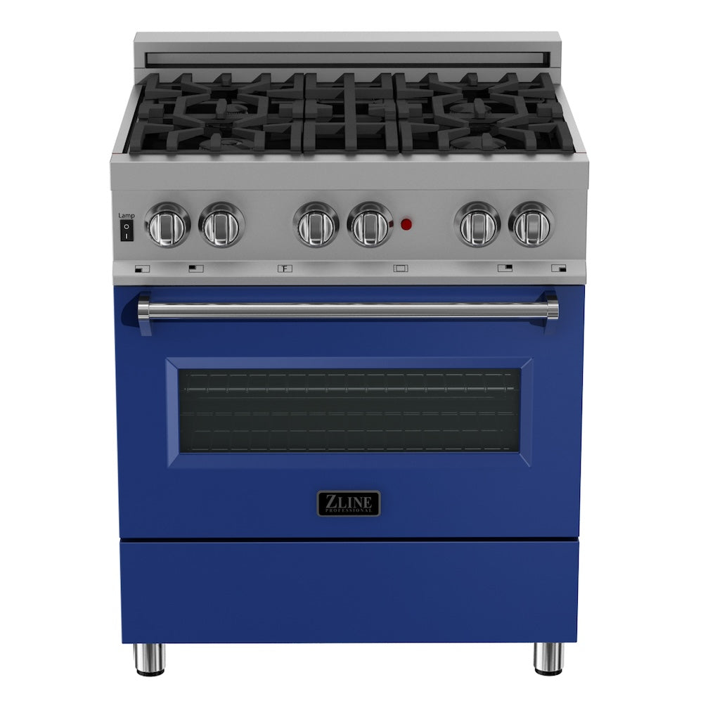 30" 4.0 cu. ft. Dual Fuel Range with Gas Stove and Electric Oven and Door (RAS-30) RASBM30