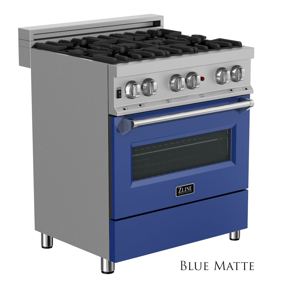 30" 4.0 cu. ft. Dual Fuel Range with Gas Stove and Electric Oven and Door (RAS-30) RASBM30