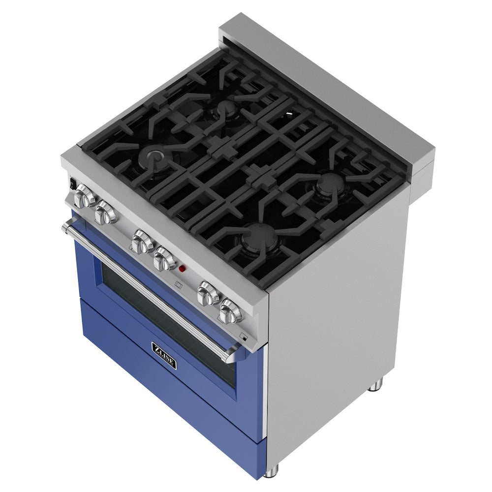 30" 4.0 cu. ft. Dual Fuel Range with Gas Stove and Electric Oven and Door (RAS-30) RASBM30