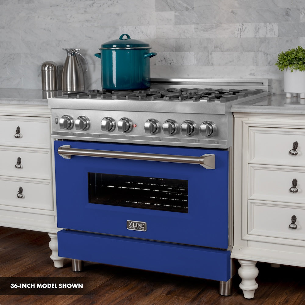 30" 4.0 cu. ft. Dual Fuel Range with Gas Stove and Electric Oven and Door (RAS-30) RASBM30