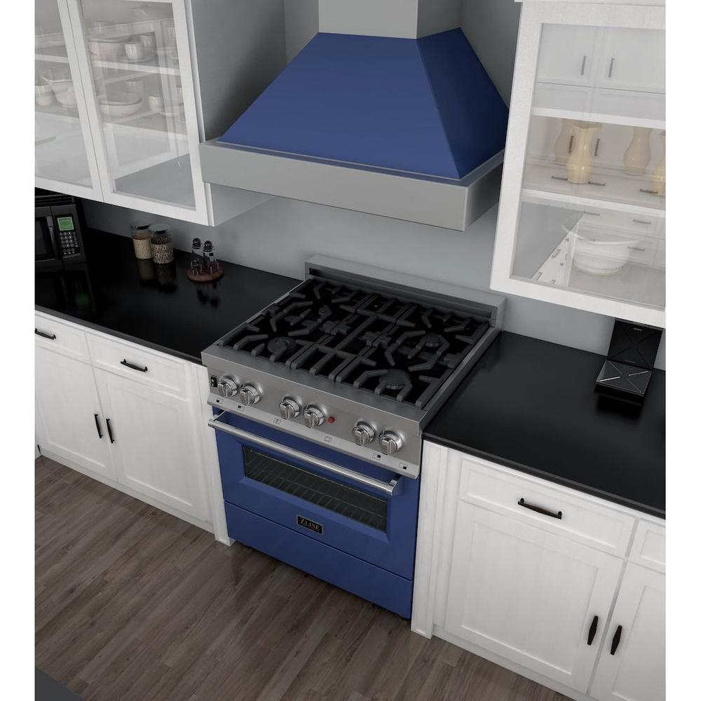 30" 4.0 cu. ft. Dual Fuel Range with Gas Stove and Electric Oven and Door (RAS-30) RASBM30