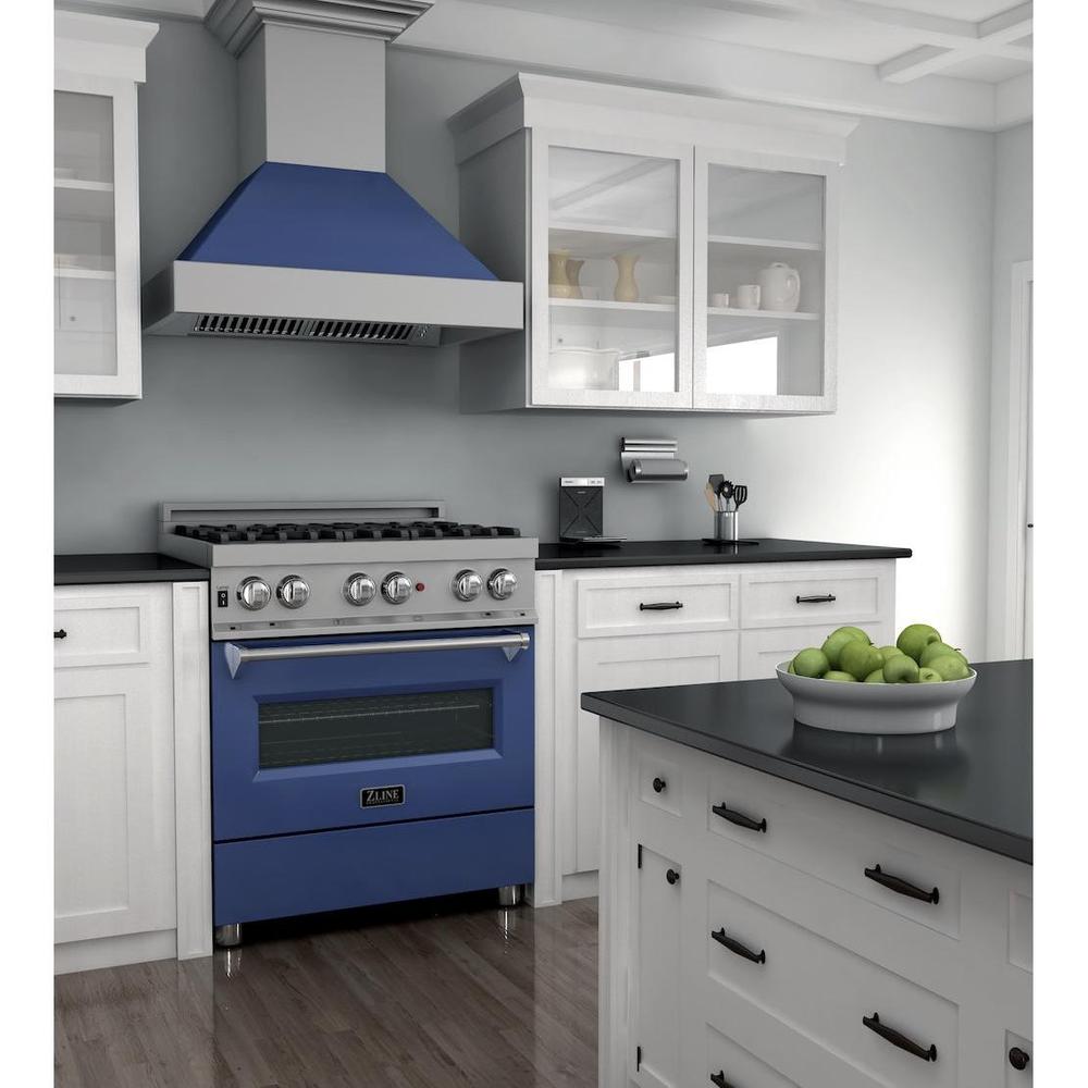 30" 4.0 cu. ft. Dual Fuel Range with Gas Stove and Electric Oven and Door (RAS-30) RASBM30