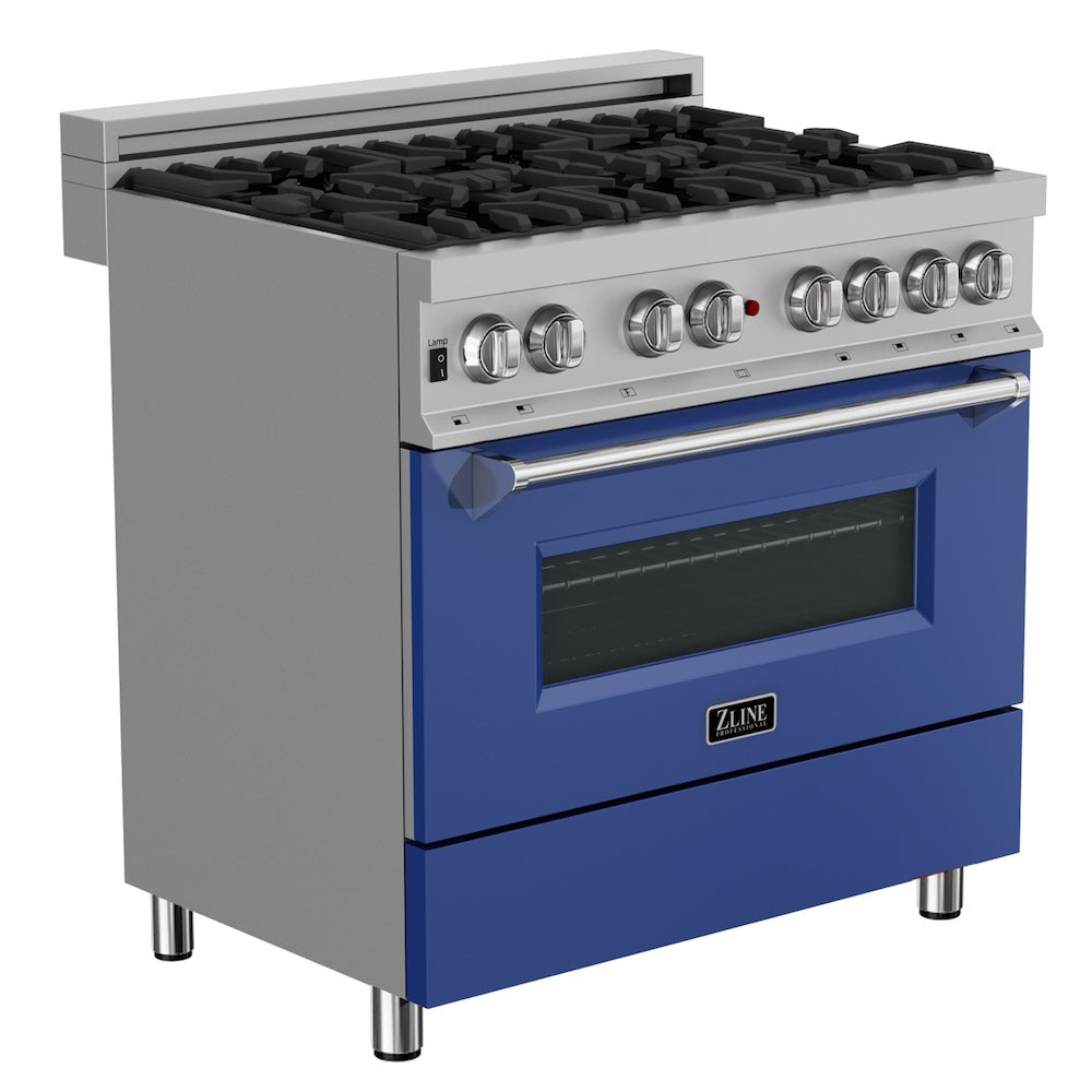 36" 4.6 cu. ft. Dual Fuel Range with Gas Stove and Electric Oven (RAS-36) RASBM36