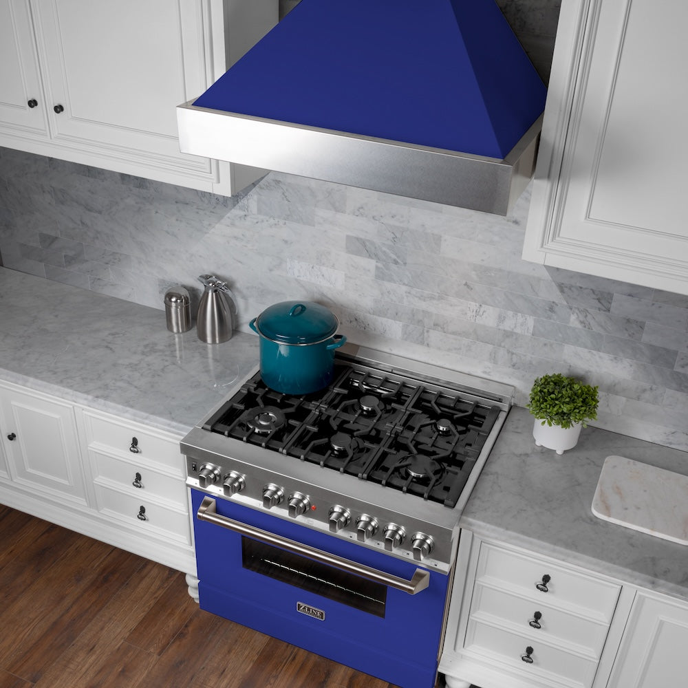 36" 4.6 cu. ft. Dual Fuel Range with Gas Stove and Electric Oven (RAS-36) RASBM36