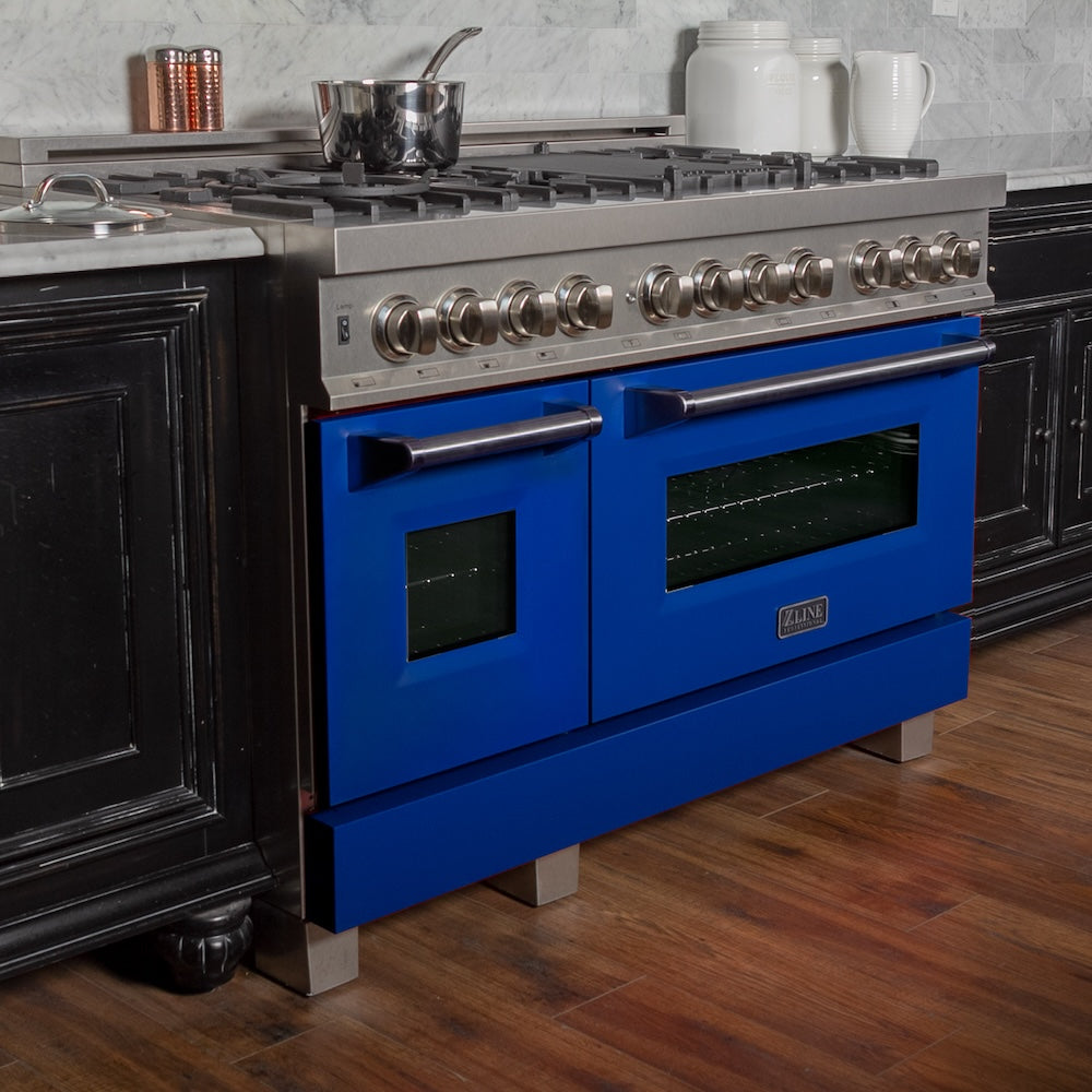 48" 6.0 cu. ft. Dual Fuel Range with Gas Stove and Electric Oven (RAS-48) RASBM48