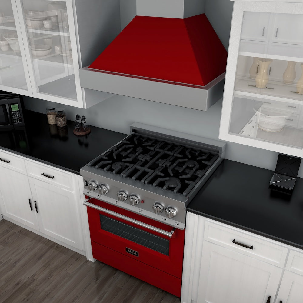 36" 4.6 cu. ft. Dual Fuel Range with Gas Stove and Electric Oven (RAS-36) RASRG36