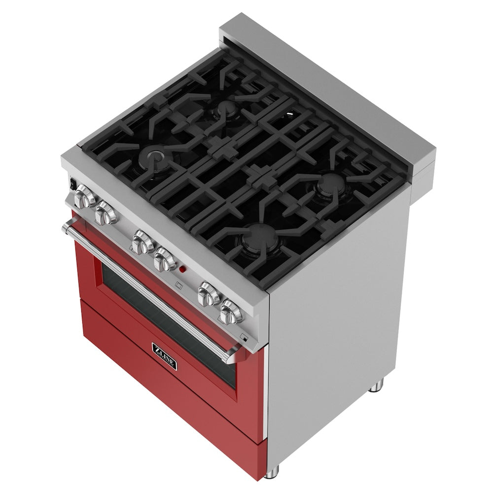 30" 4.0 cu. ft. Dual Fuel Range with Gas Stove and Electric Oven and Door (RAS-30) RASRM30