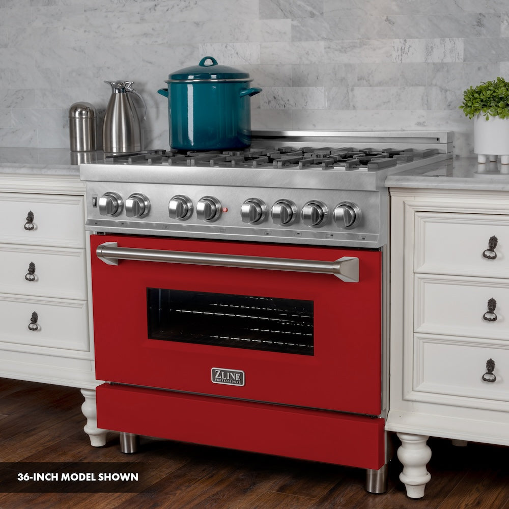 30" 4.0 cu. ft. Dual Fuel Range with Gas Stove and Electric Oven and Door (RAS-30) RASRM30