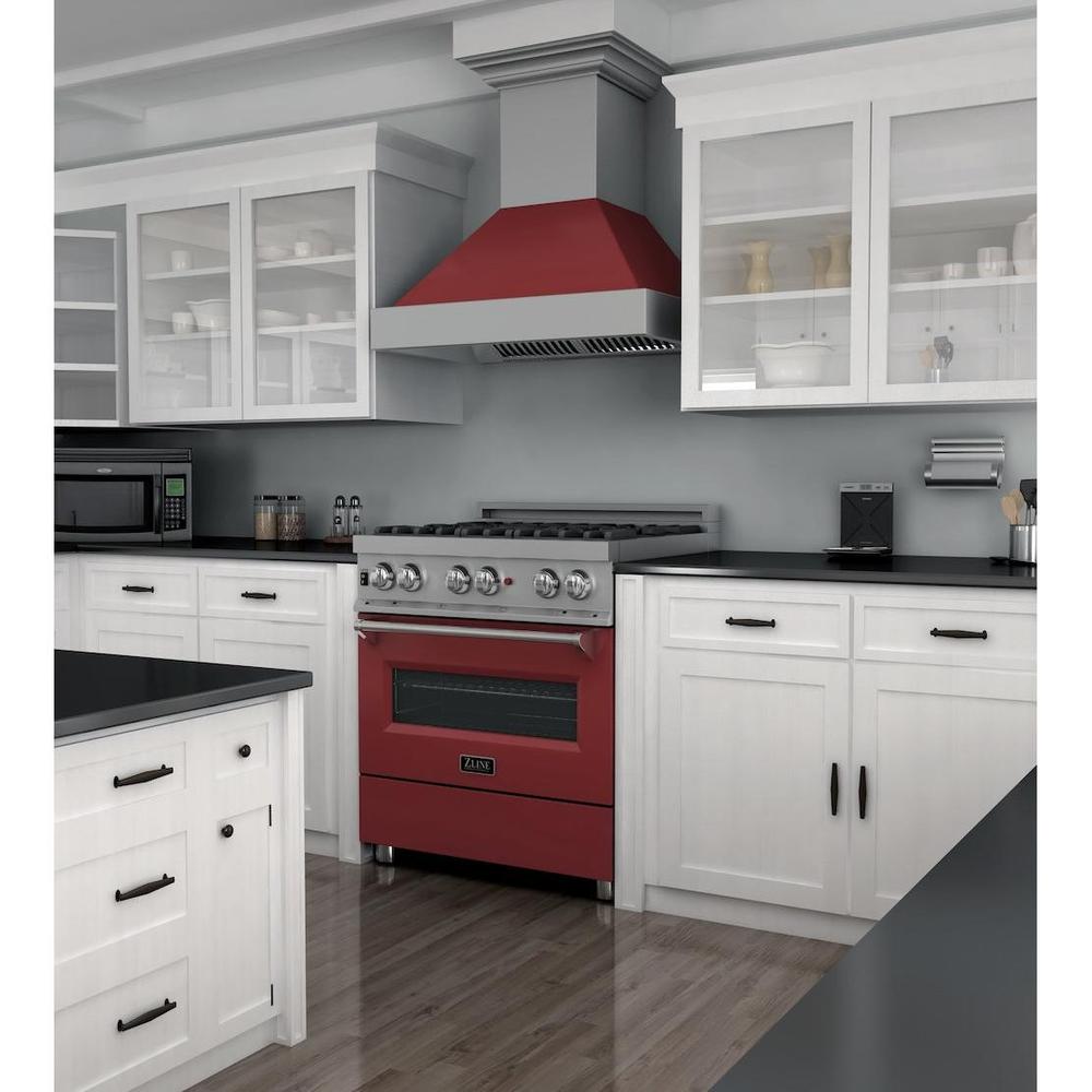 30" 4.0 cu. ft. Dual Fuel Range with Gas Stove and Electric Oven and Door (RAS-30) RASRM30