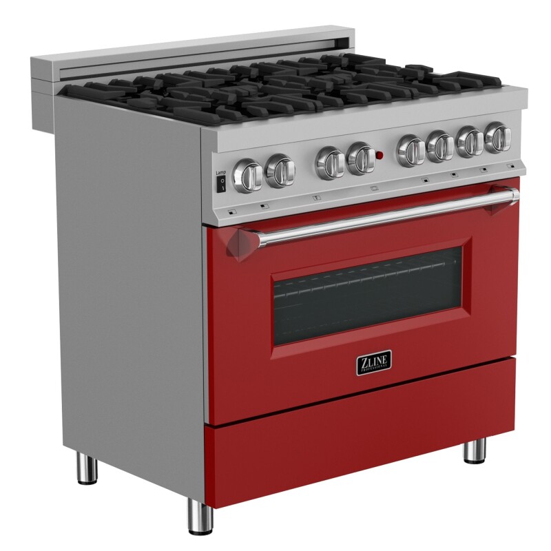 36" 4.6 cu. ft. Dual Fuel Range with Gas Stove and Electric Oven (RAS-36) RASRM36