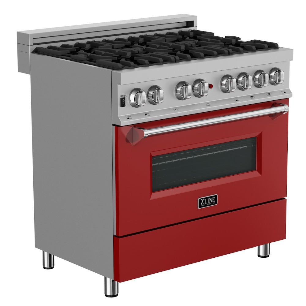 36" 4.6 cu. ft. Dual Fuel Range with Gas Stove and Electric Oven (RAS-36) RASRM36