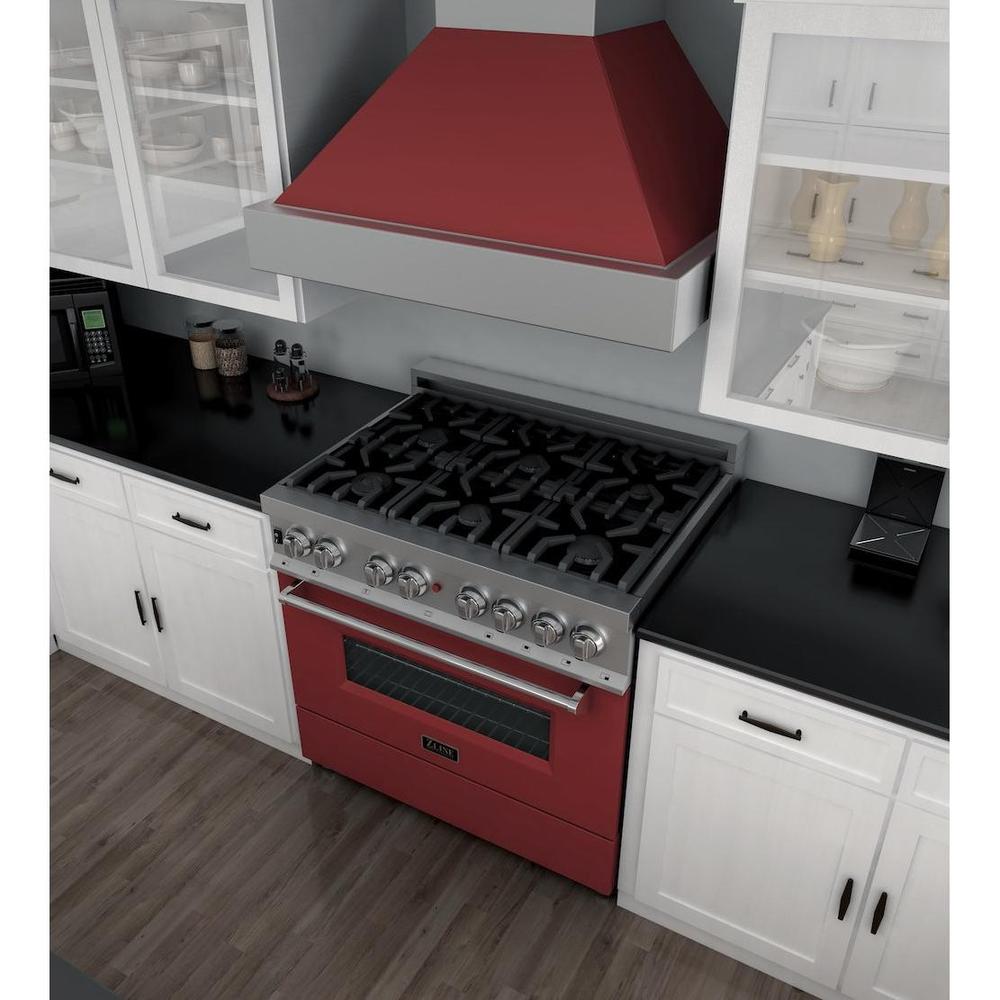36" 4.6 cu. ft. Dual Fuel Range with Gas Stove and Electric Oven (RAS-36) RASRM36