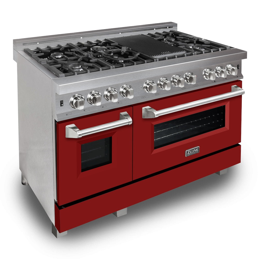 48" 6.0 cu. ft. Dual Fuel Range with Gas Stove and Electric Oven (RAS-48) RASRM48